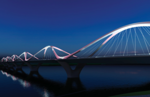 Phương án kiến trúc cầu Trần Hưng Đạo được TP Hà Nội lựa chọn.