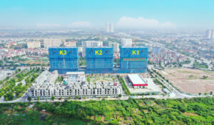 Cất nóc tòa tháp K1 và K2, K3