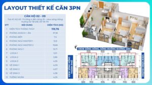 Thiết kế ưu việt căn 120m2
