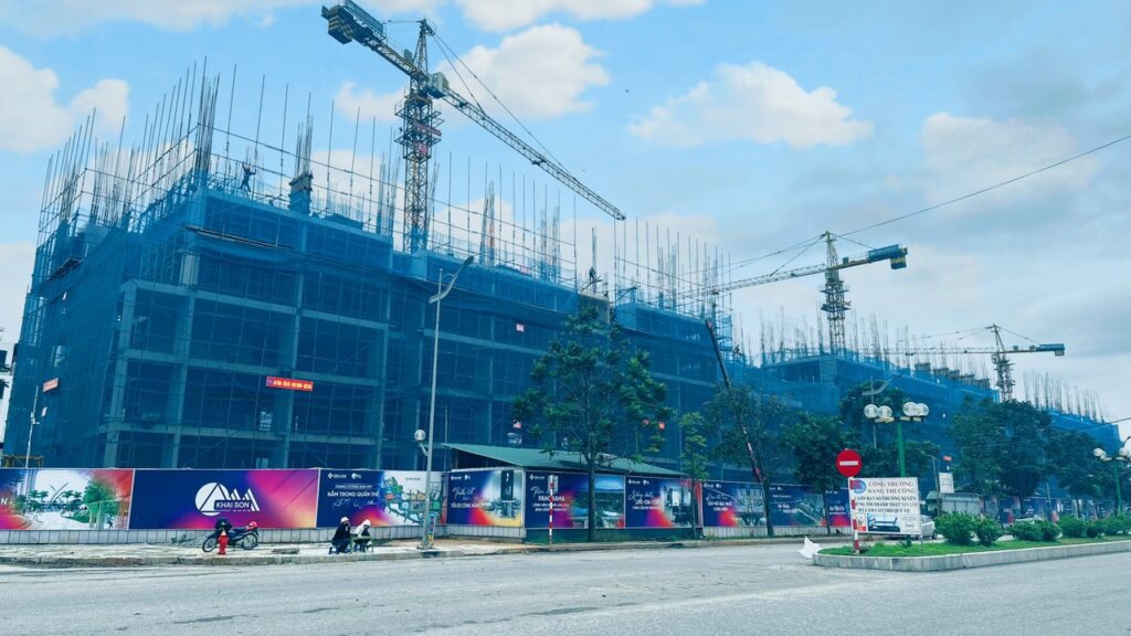 Tiến độ thi công toà K5, K6, K6A Khai Sơn City