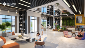 Phối cảnh phòng đọc sách - Địa điểm được cư dân tại phân khu HH4 rất mong chờ