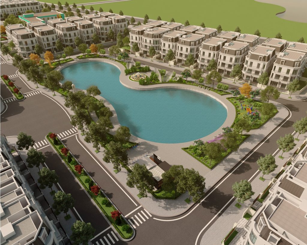 Công viên Hồ điều hòa nội khu Dự án Tân Thanh Elite City