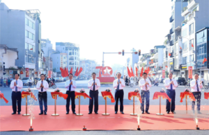 Dự án xây dựng tuyến đường nối Nguyễn Văn Cừ - Ngọc Thụy được khánh thành vào dịp kỷ niệm 70 năm Giải phóng Thủ đô. (Ảnh: K.S)