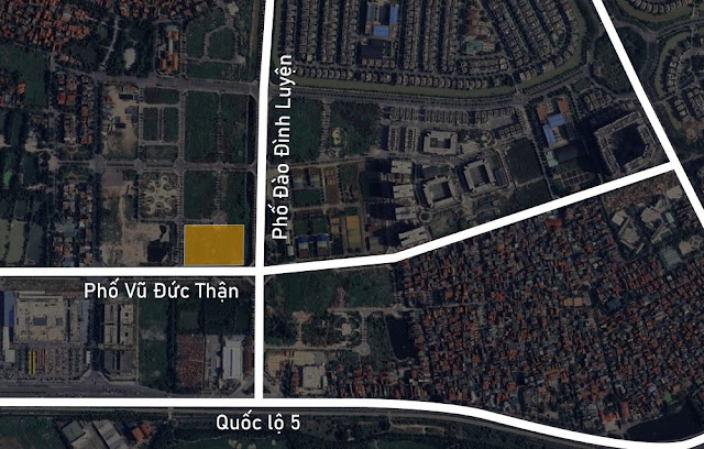 Vị trí Taseco Long Biên