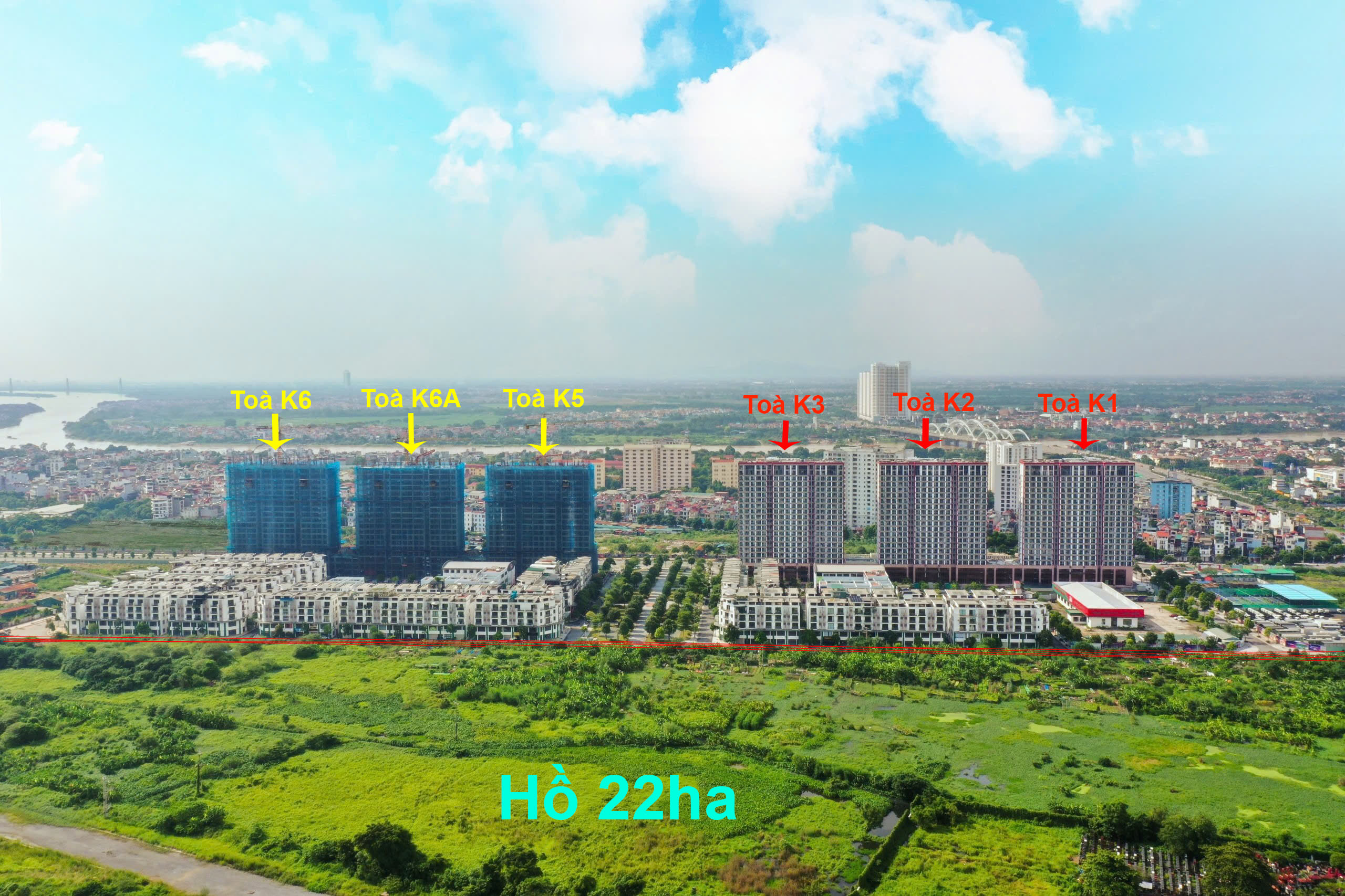 Tiến độ toà K1-K2-K3-K4-K5-K6A-K6 Khai Sơn