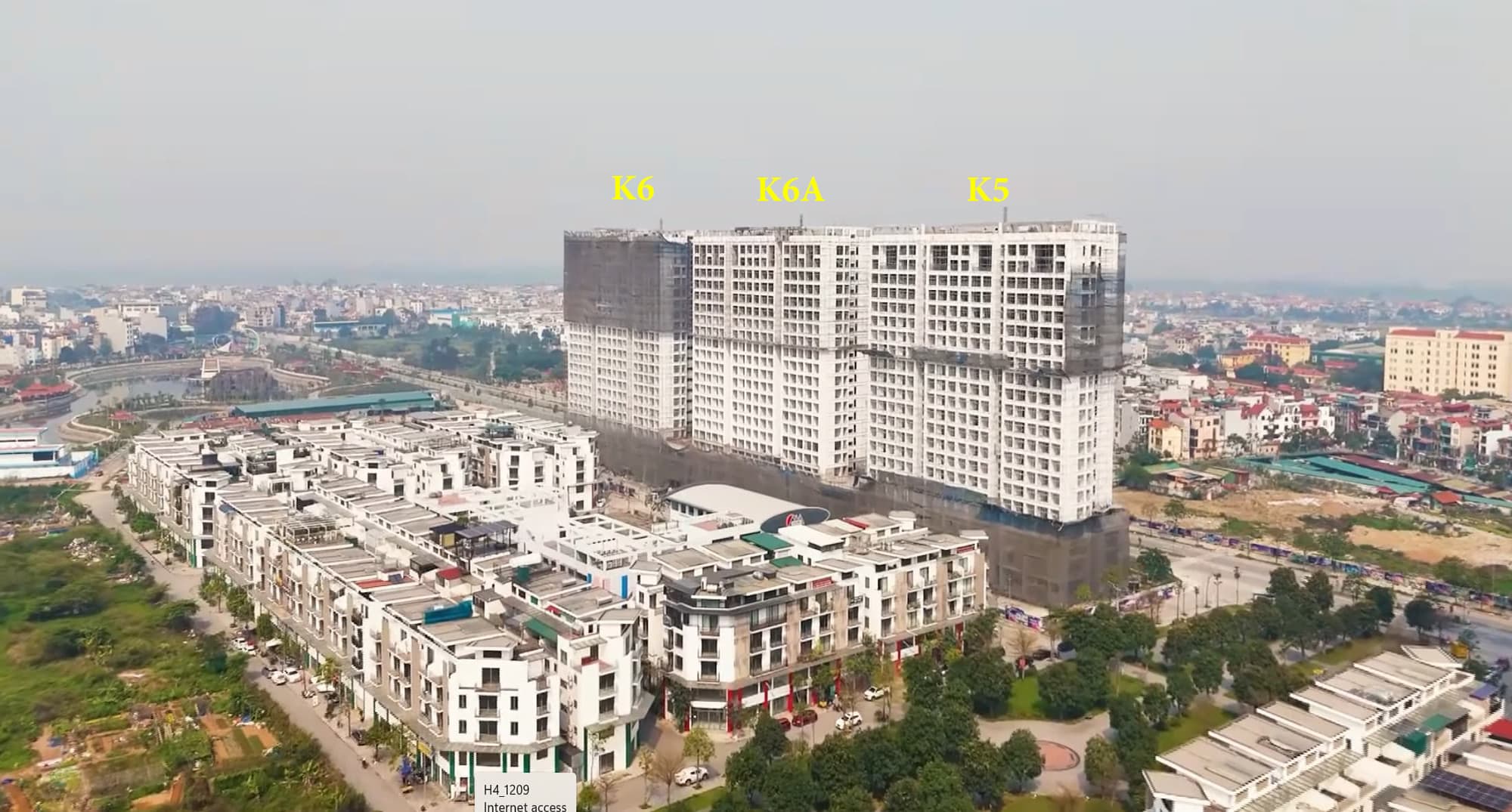 Tiến độ Toà K5, K6A, K6 Khai Sơn City