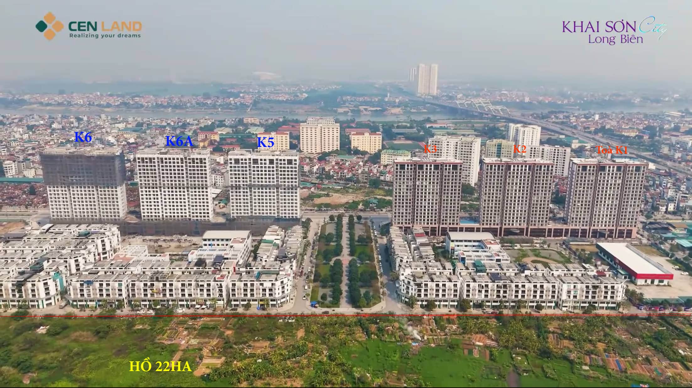 Tiến độ Khai Sơn City tháng 4/2025