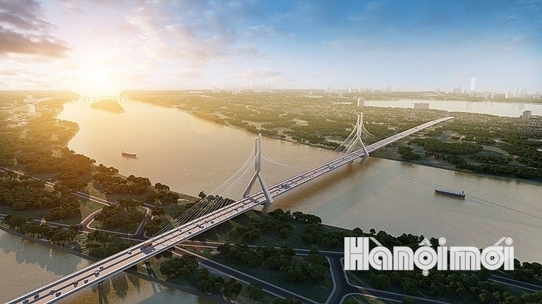 vị trí xây dựng cầu Tứ Liên