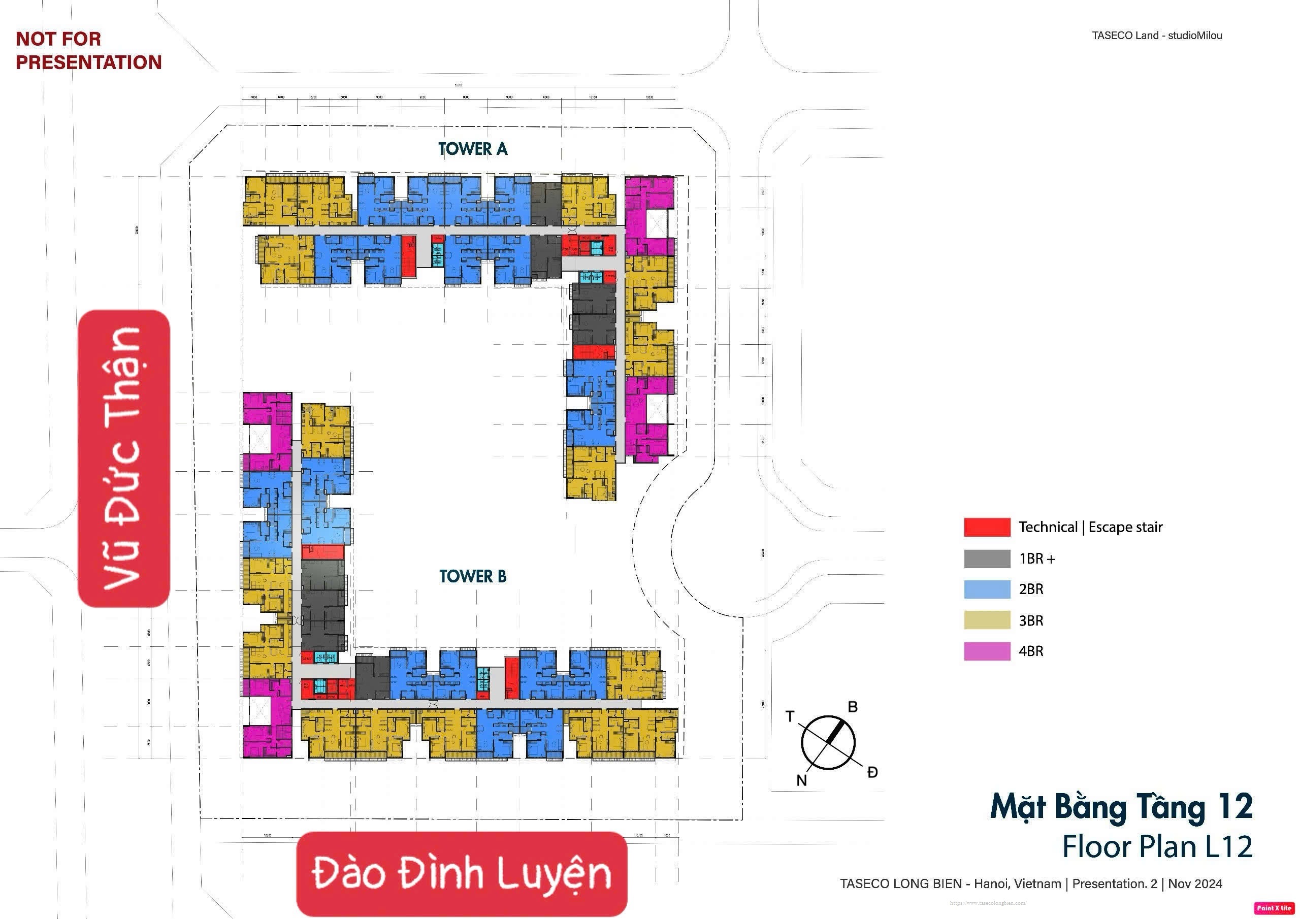 Mỗi căn hộ tại Long Biên Central