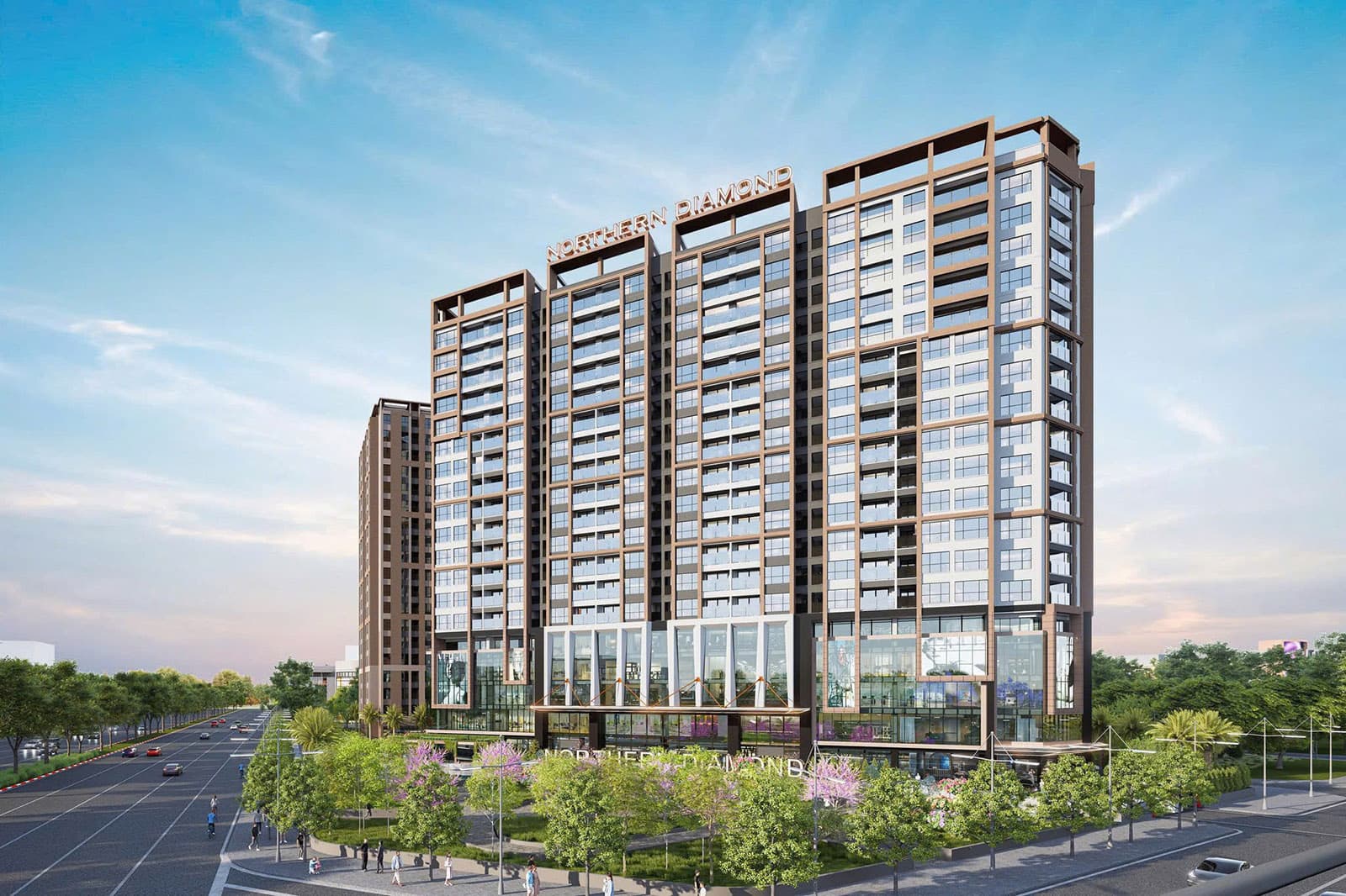 Phối cảnh Chung cư Northern Diamond - Giai đoạn 2