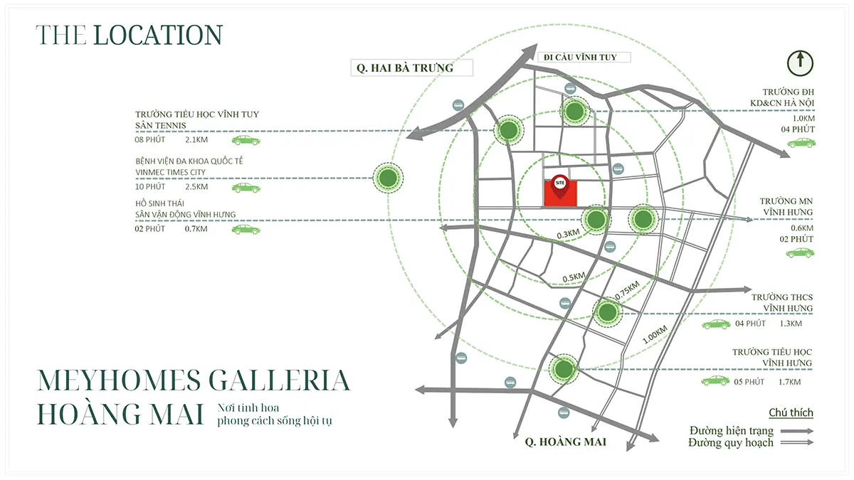 Vị trí Meyhomes Galleria