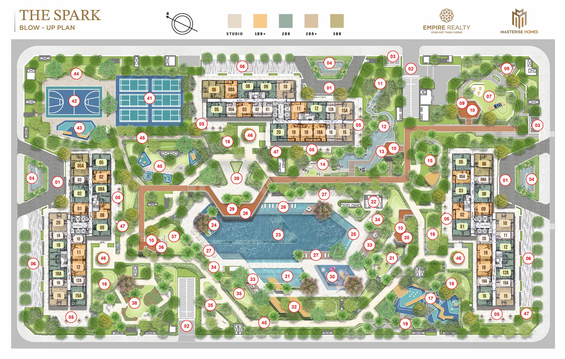 Mặt bằng Dự án Masteri Era Landmark