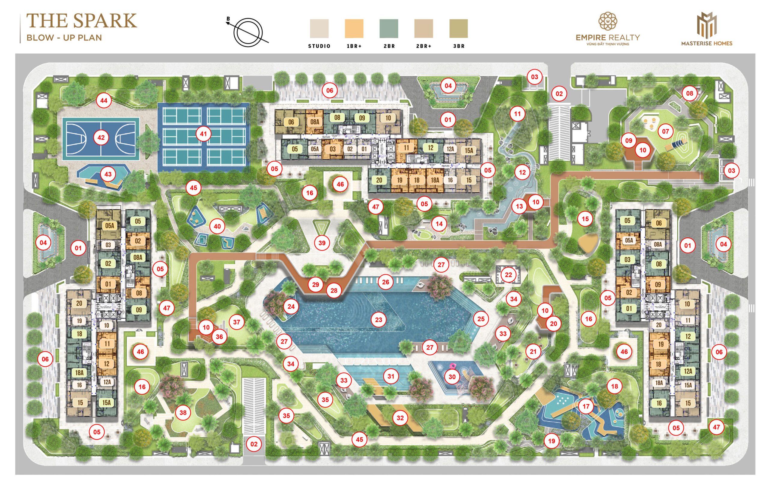 Mặt bằng dự án Masteri Era Landmark