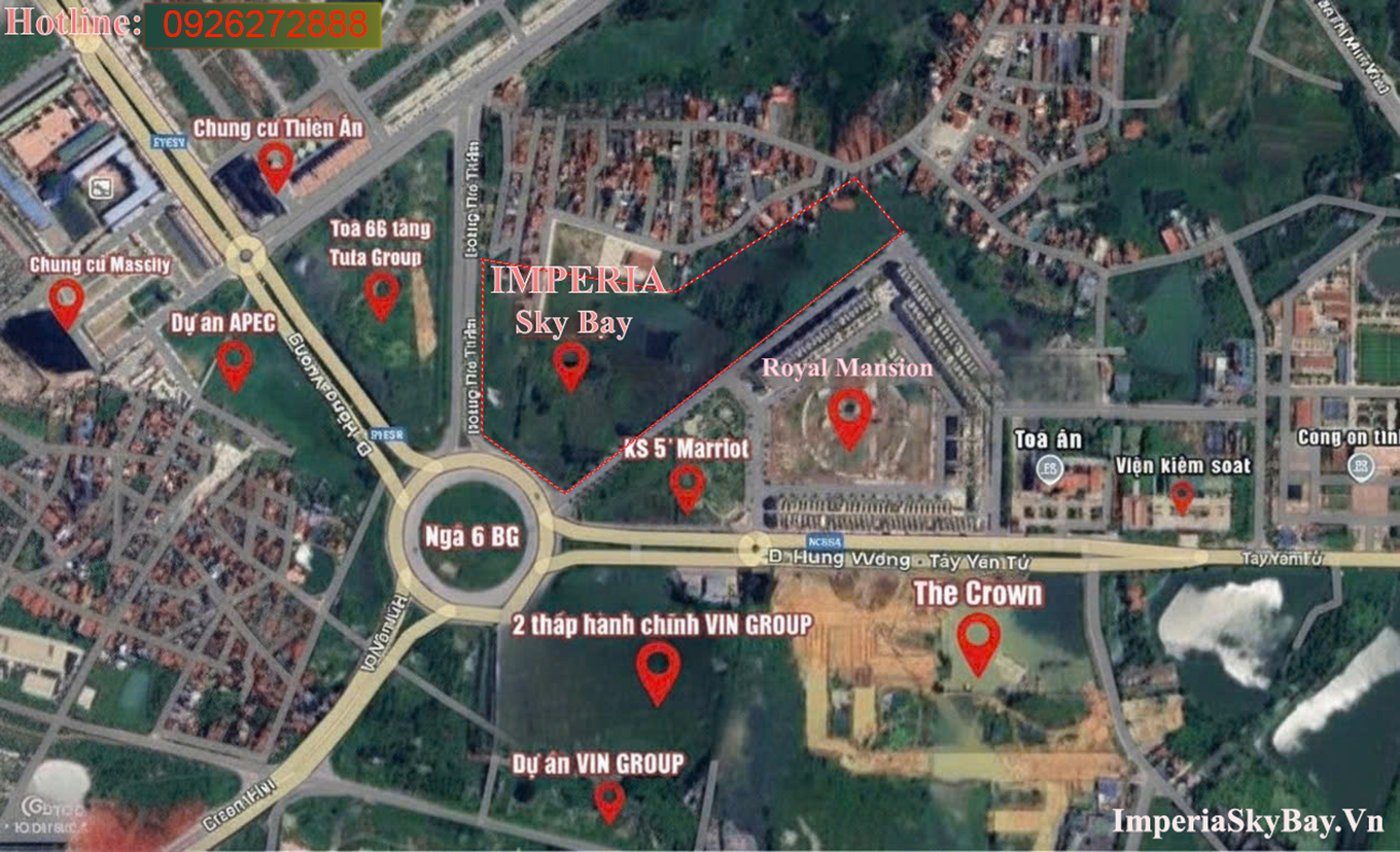 Vị trí Imperia Sky Bay