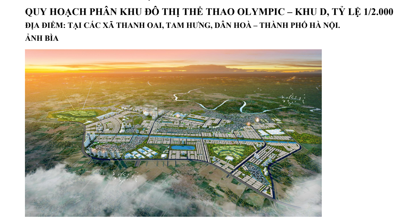 Khu D Vinhomes Olympic