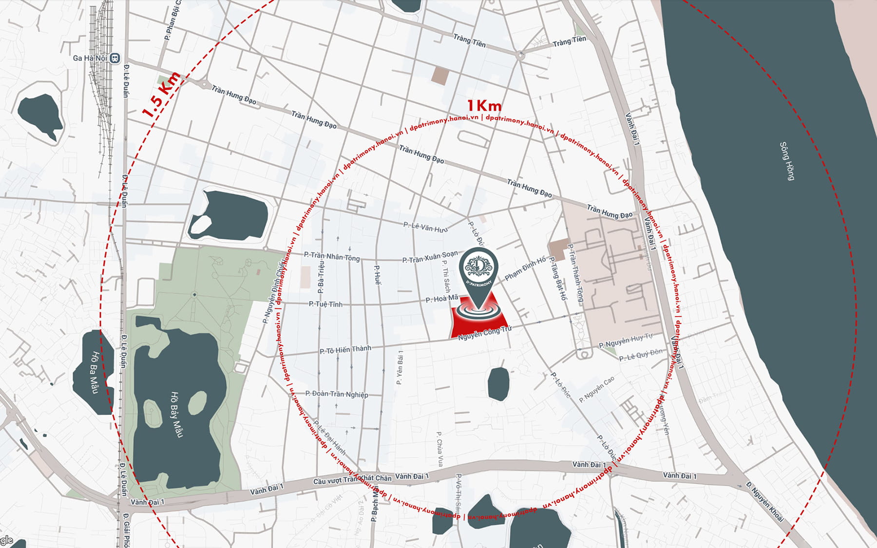 Vị trí dự án D'.Patrimony