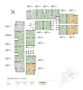 Mặt bằng The Vista Văn La