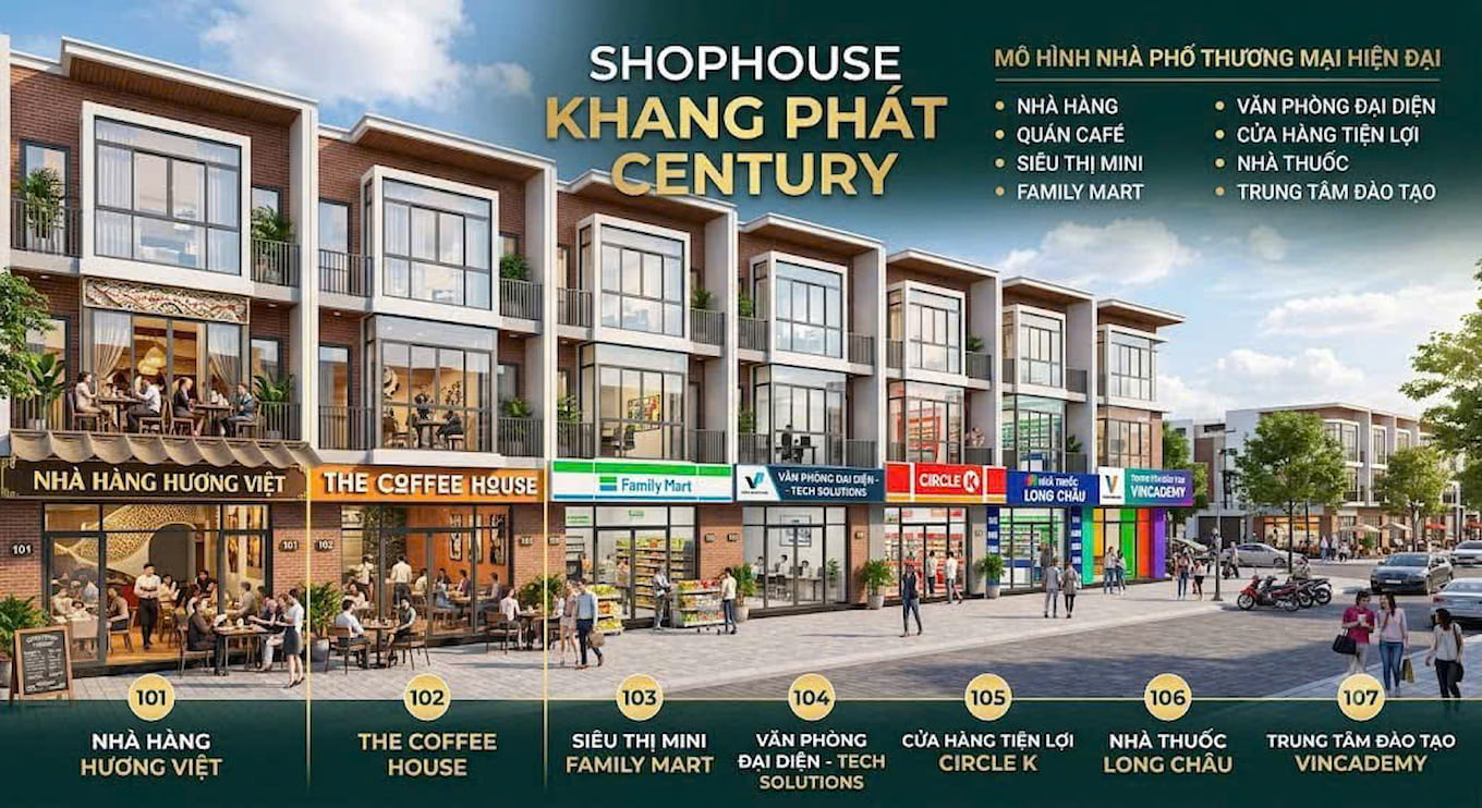 Shophouse Khang Phát Century