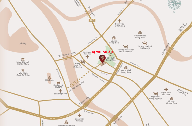 Vị trí Nhà ở xã hội CT1 Cổ Linh